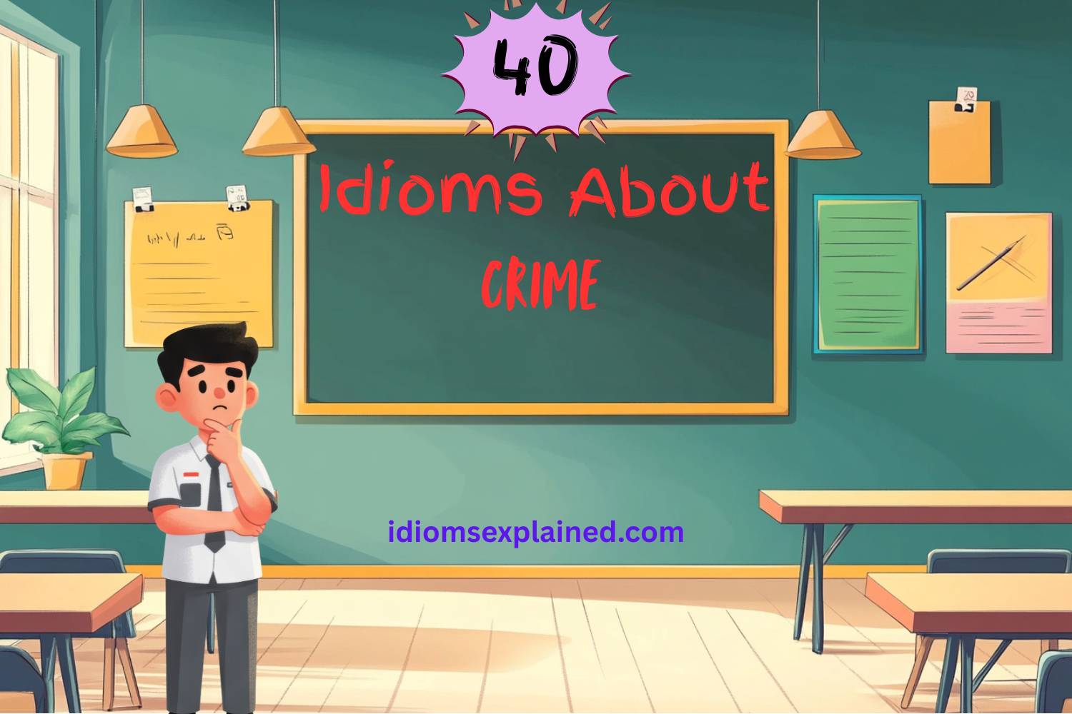 You are currently viewing 40 Idioms about Crime