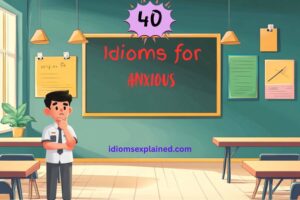 Read more about the article 40 Idioms for Anxious