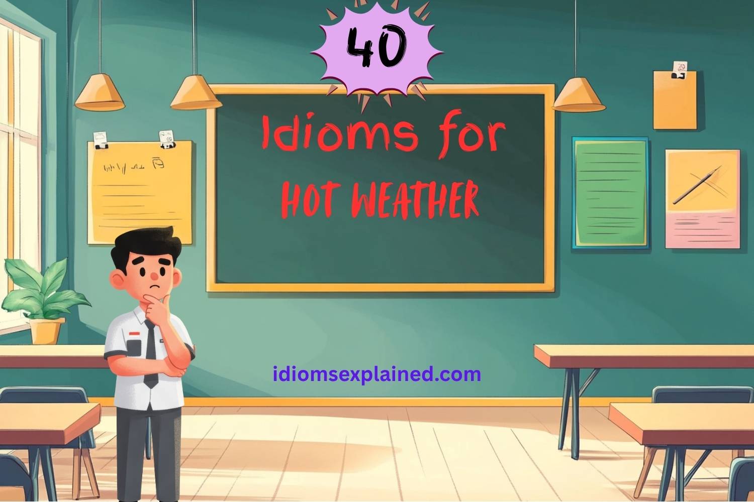 You are currently viewing 40 Idioms for Hot Weather