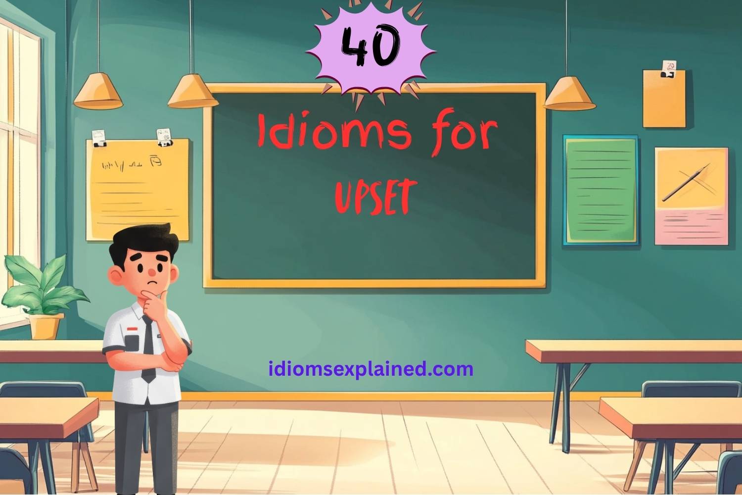 You are currently viewing 40 Idioms for Upset